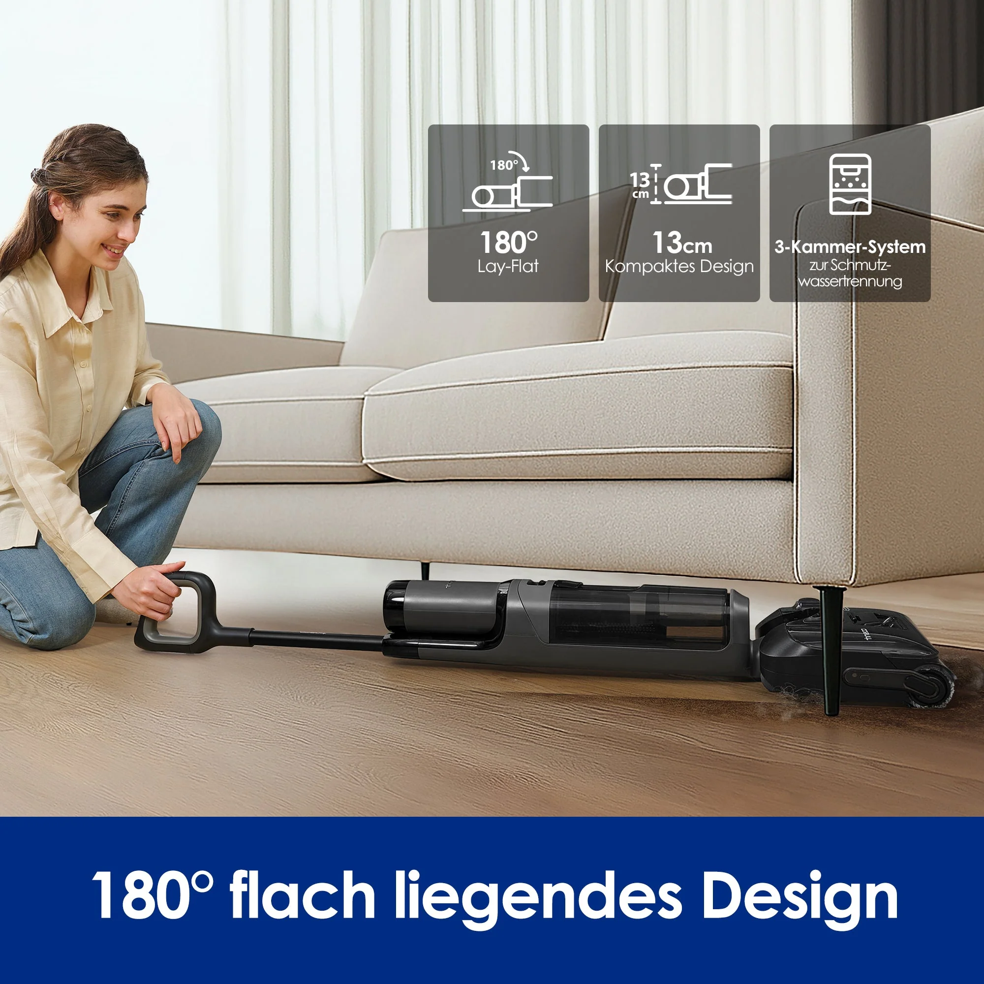 Tineco FLOOR ONE i6 Stretch Cordless Wet Dry Vacuum Cleaner - Image 4