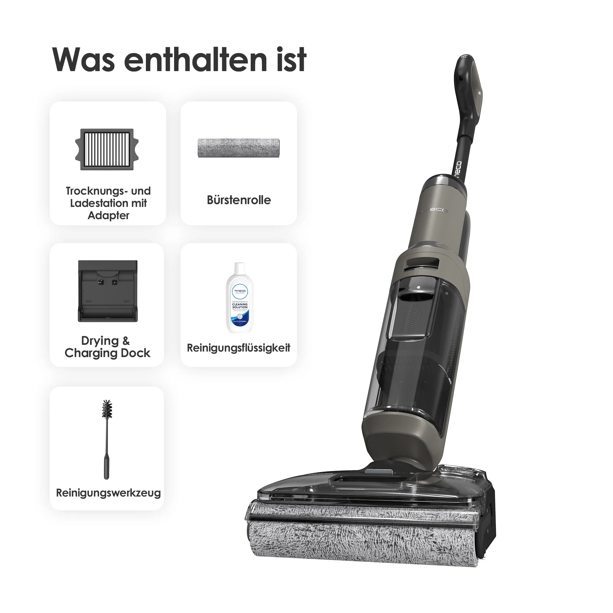 Tineco FLOOR ONE i6 Stretch Cordless Wet Dry Vacuum Cleaner - Image 9