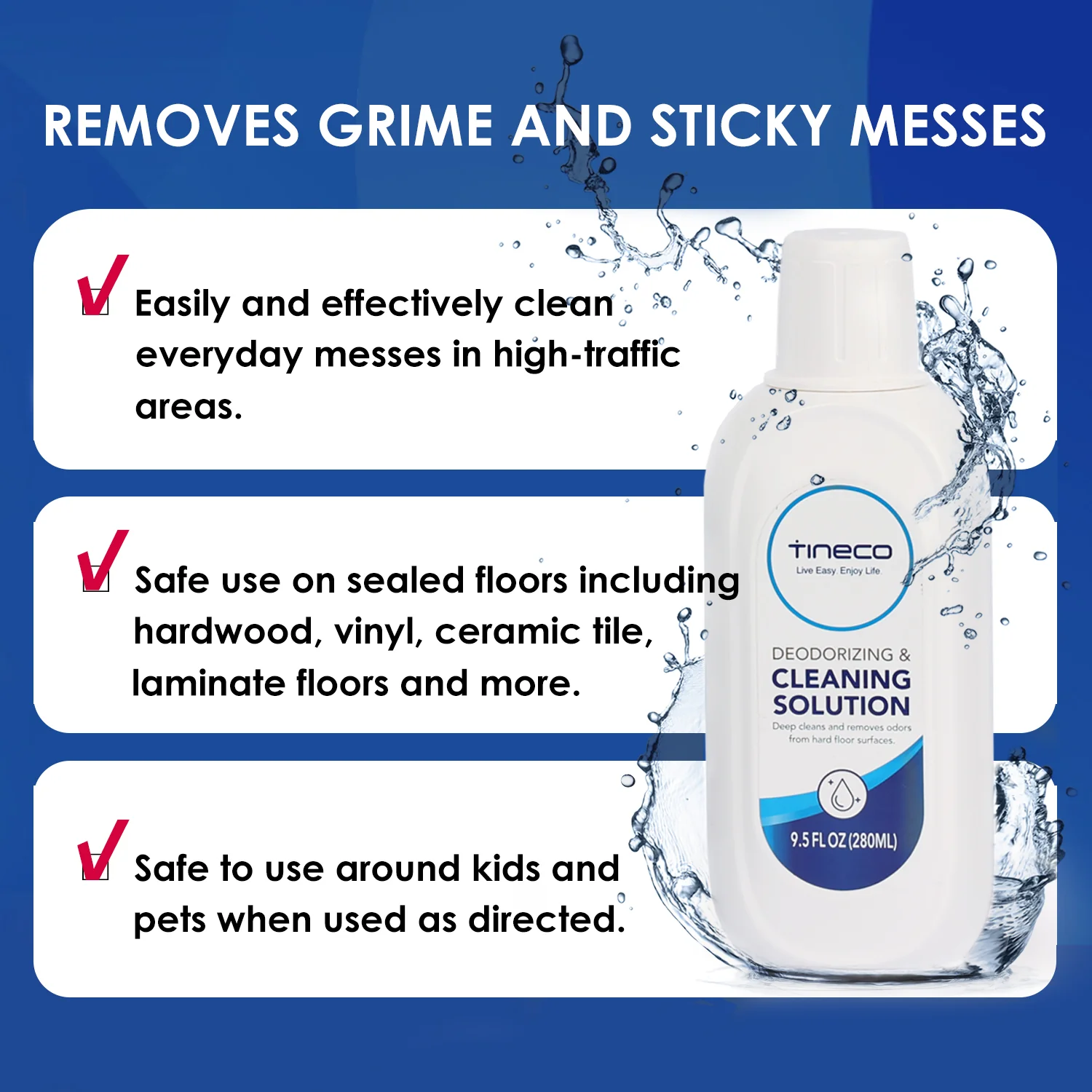 Tineco FLOOR ONE S7/S6/S5/S3/iFloor3/iFloor2/iFloor Series Multi-Surface Cleaning Solution:33.8 FL OZ (1L) - Image 4