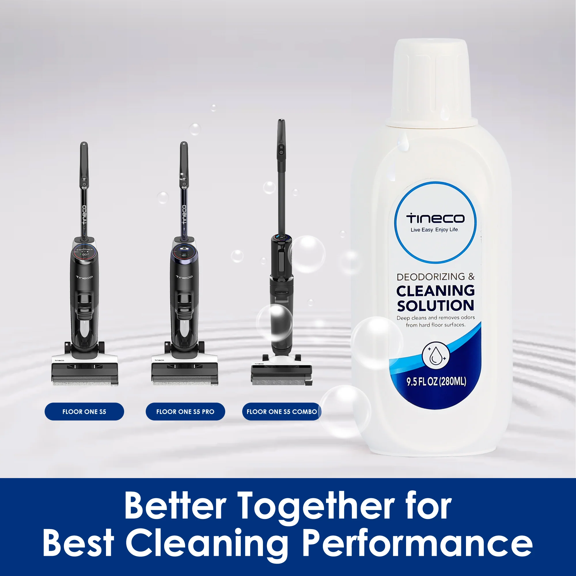 Tineco FLOOR ONE S7/S6/S5/S3/iFloor3/iFloor2/iFloor Series Multi-Surface Cleaning Solution:33.8 FL OZ (1L) - Image 5