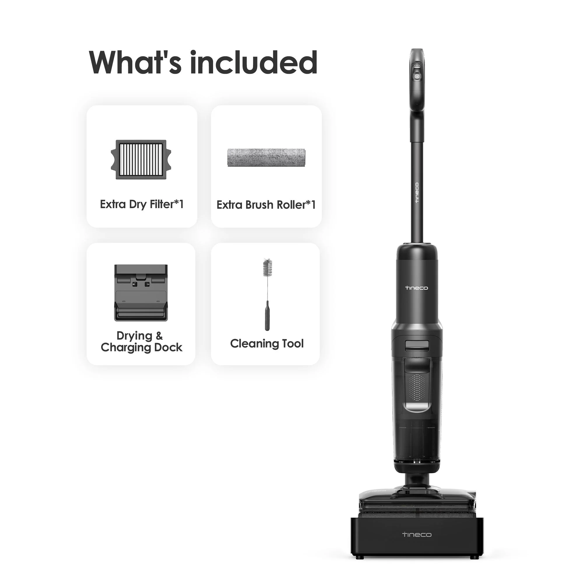 Tineco FLOOR ONE S7 Stretch Steam intelligent wet and dry vacuum cleaner - Image 9