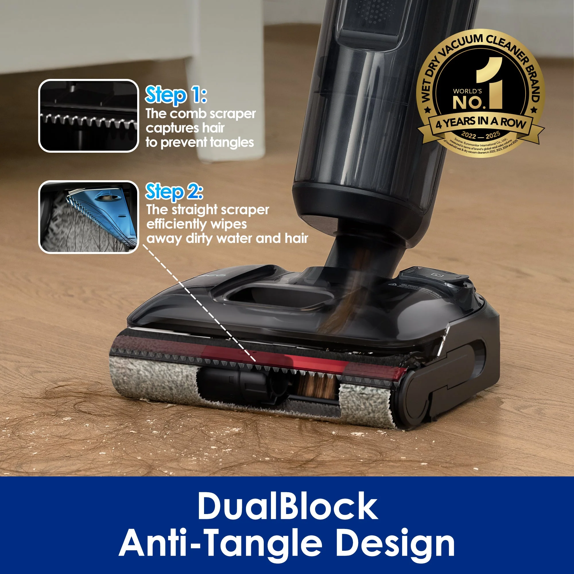 Tineco FLOOR ONE S7 Stretch Ultra Cordless Wet Dry Vacuum Cleaner - Image 3