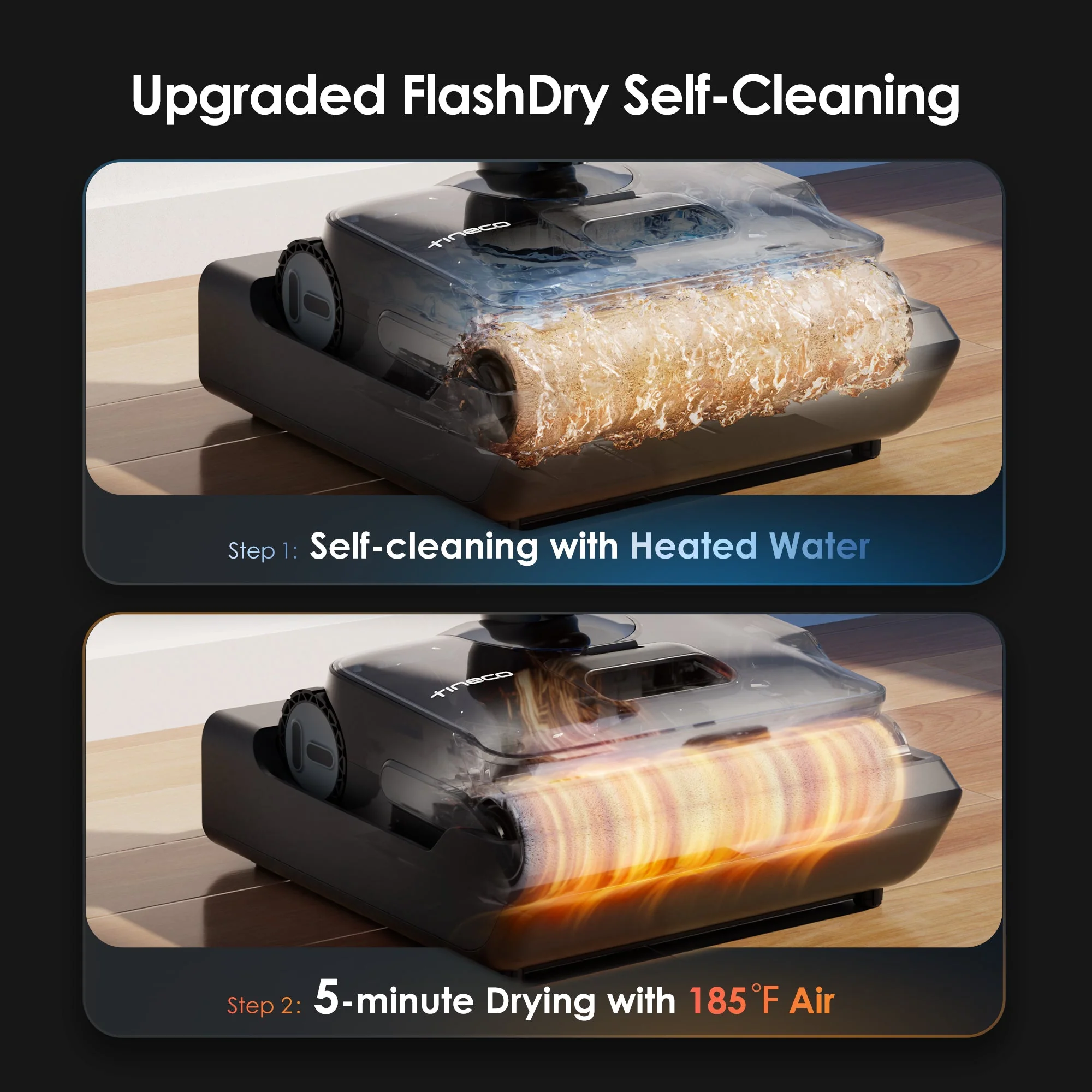Tineco FLOOR ONE S9 Artist Pro Wet Dry Vacuum Cleaner - Image 7