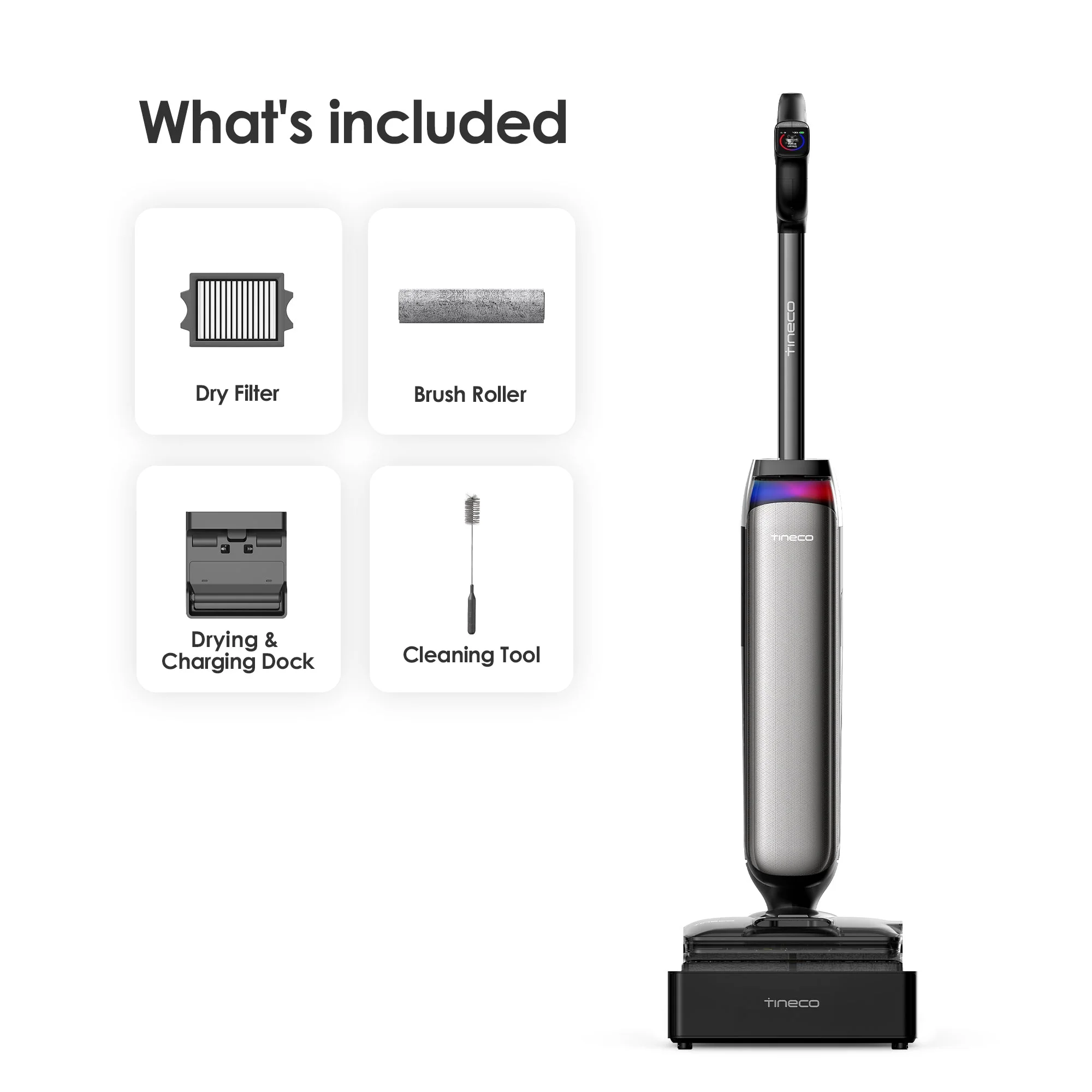 Tineco FLOOR ONE S9 Artist Steam Wet Dry Vacuum Cleaner - Image 11