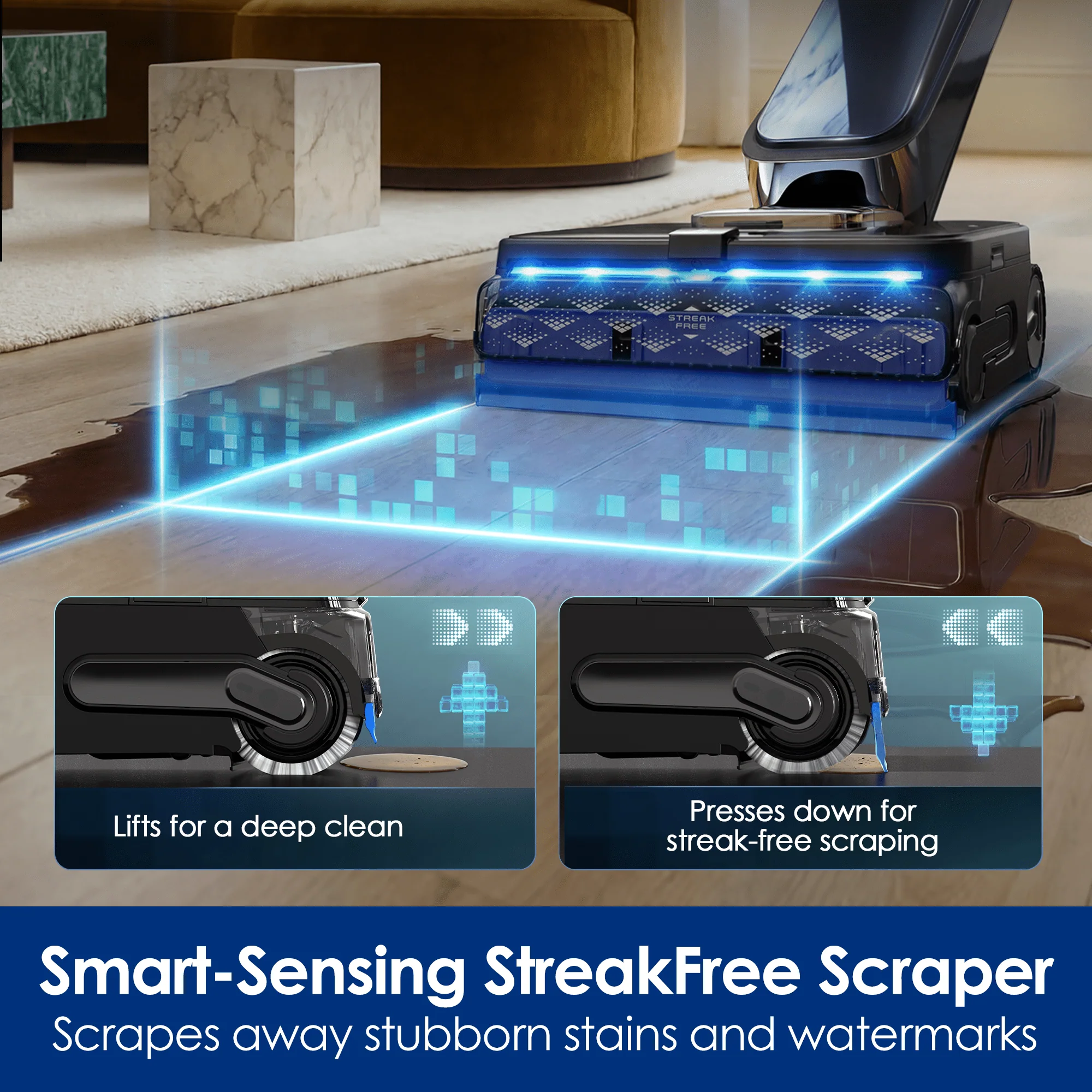 Tineco FLOOR ONE STATION S9 Scientist Pro Wet Dry Vacuum Cleaner - Image 4