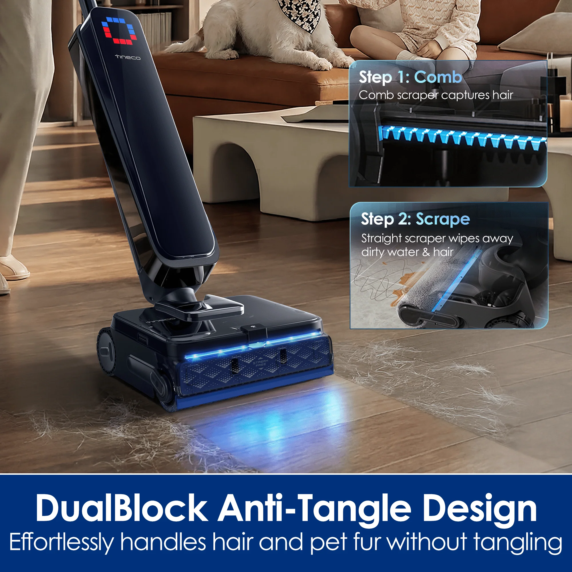 Tineco FLOOR ONE STATION S9 Scientist Pro Wet Dry Vacuum Cleaner - Image 6