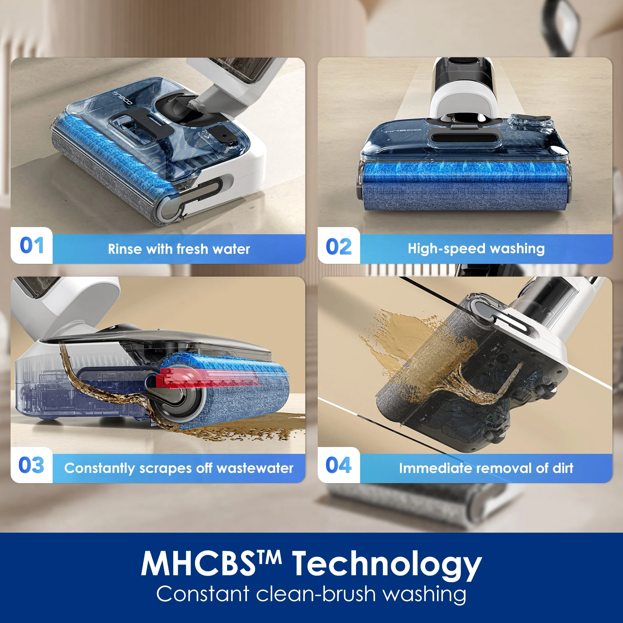 Tineco FLOOR ONE STRETCH S6 Wet Dry Vacuum Cleaner - Image 4