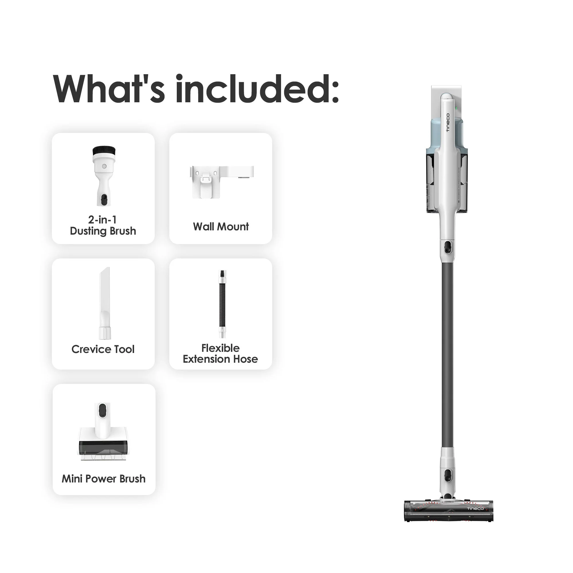 Tineco GO 205 Stick Vacuum with Bonus Mini Power Brush and Flex Extension Hose - Image 9