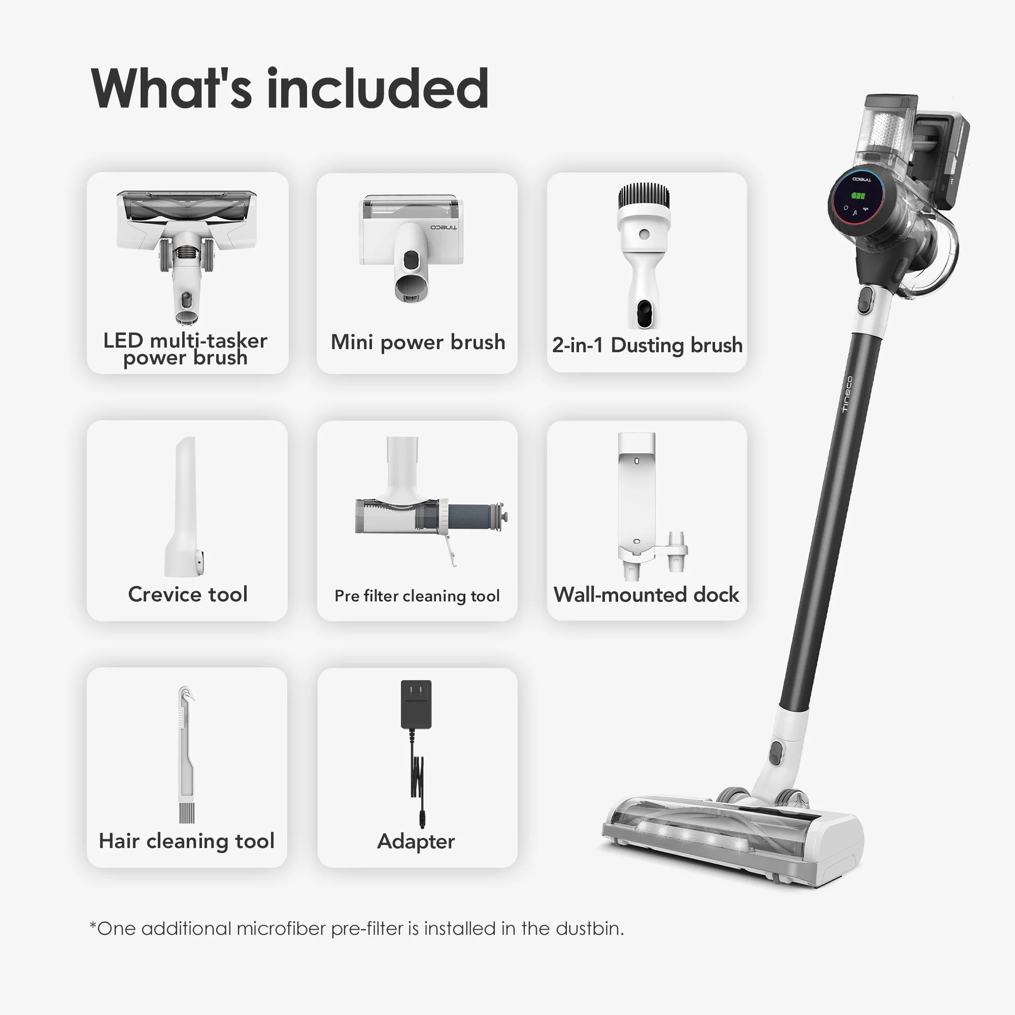 Tineco PURE ONE S11 Smart Stick/Handheld Cordless Vacuum Cleaner - Image 8