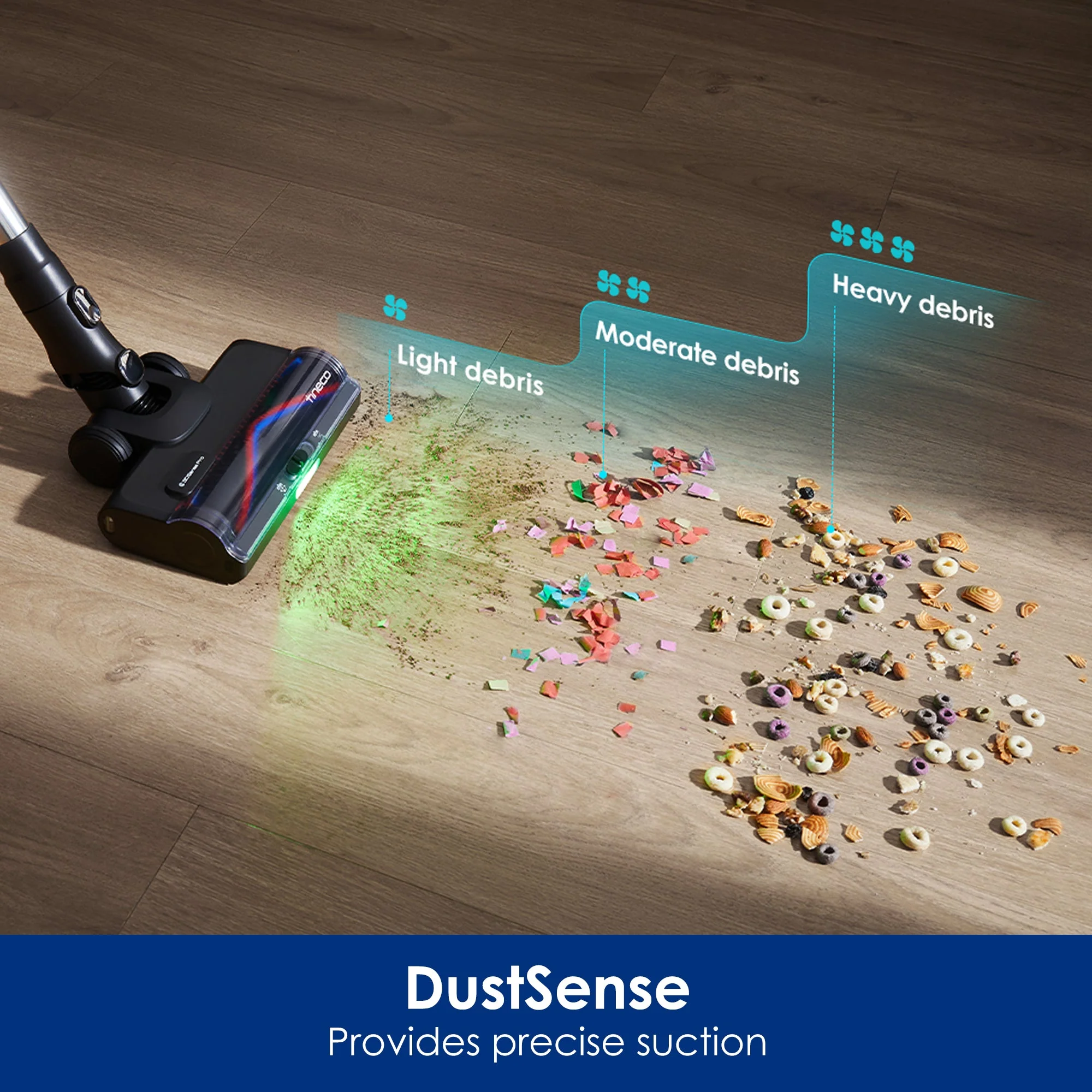 Tineco PURE ONE S70 Cordless Smart Vacuum Blue Gray - Image 3